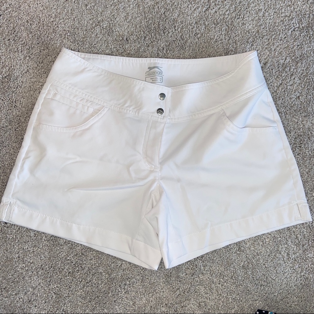 Slazenger size 2 white golf shorts